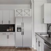 kitchen with open countertop