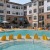 outdoor pool and jacuzzi
